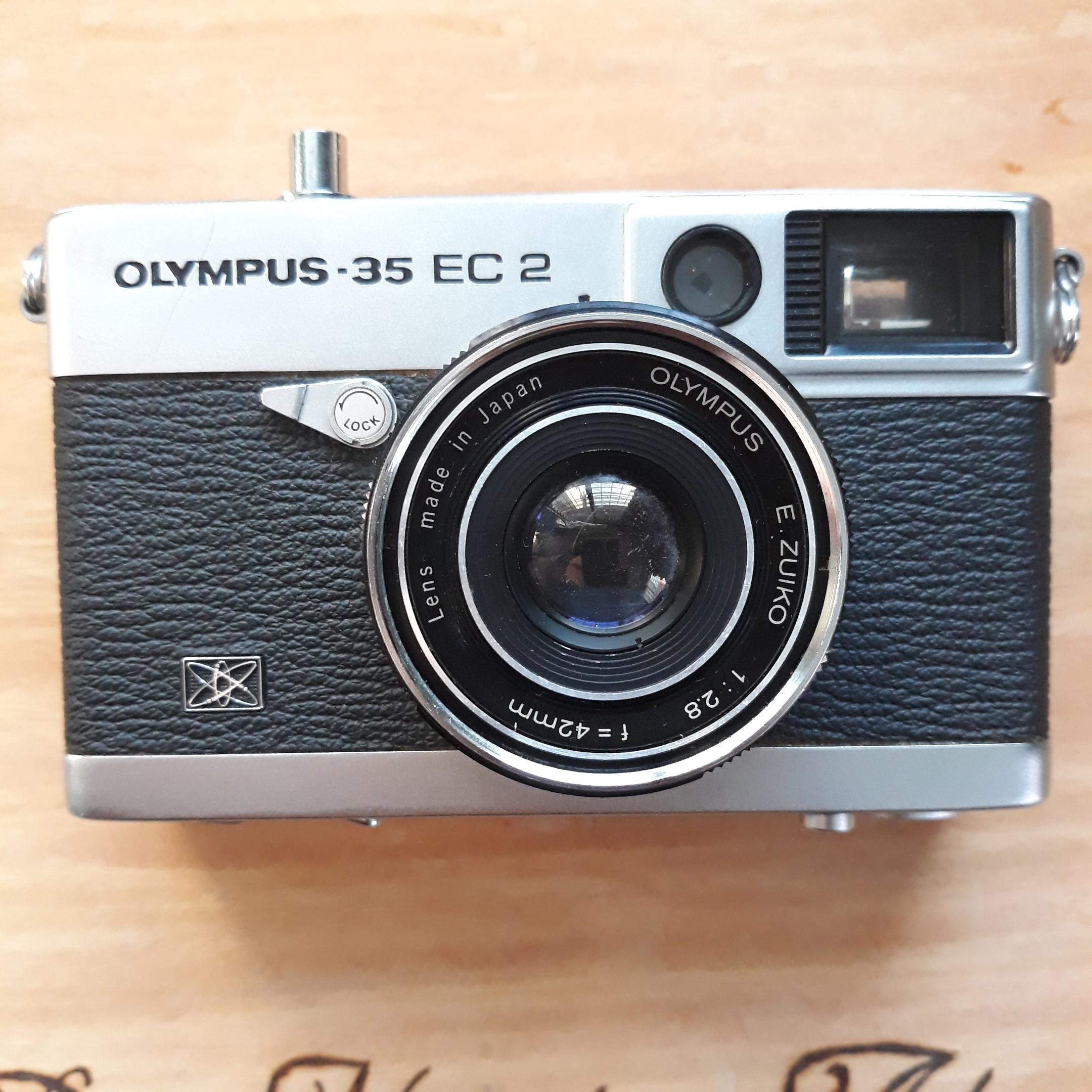 Olympus 35 EC 2 viewfinder film camera, Photography, Cameras on Carousell