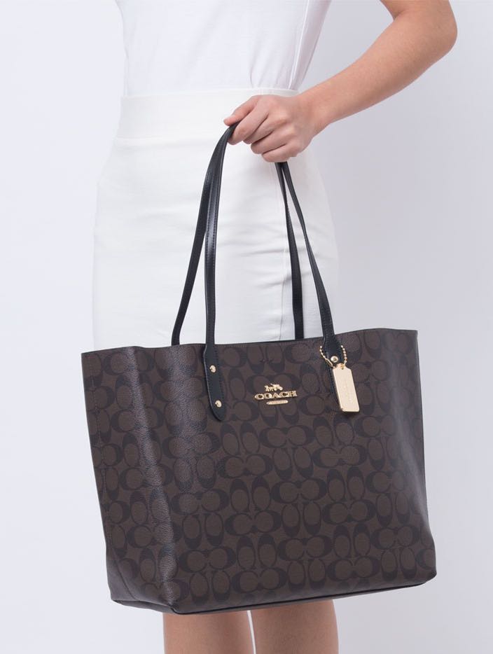 Coach mahogany bag discount