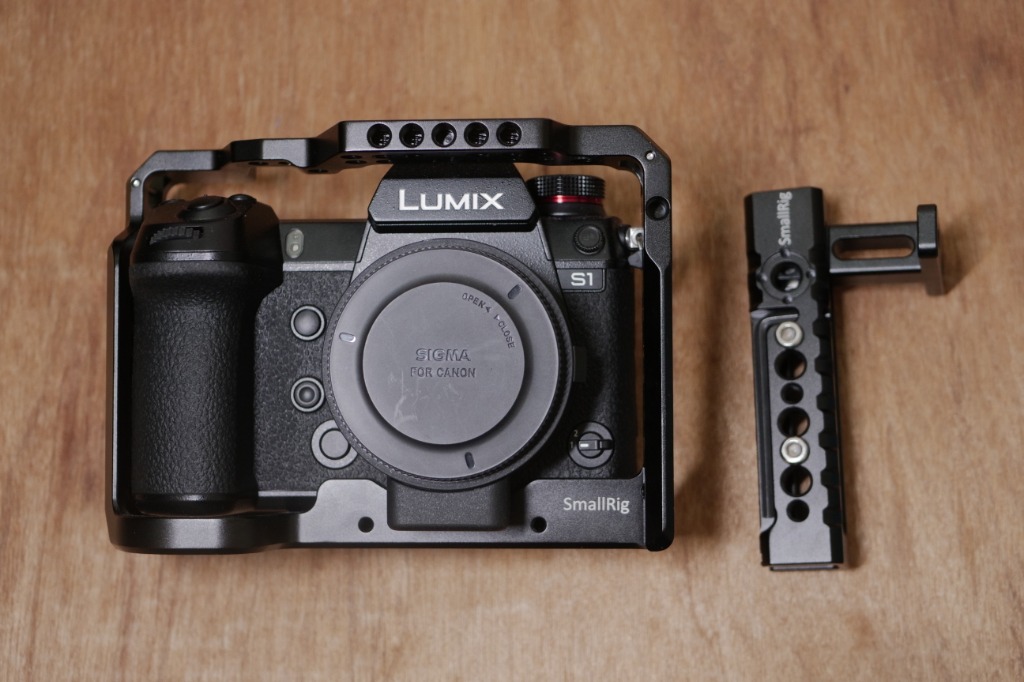 Panasonic S1 with MC21, Small rig Cage and Vlog installed, Photography ...