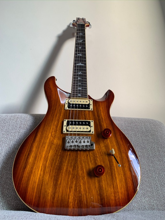 Prs se online custom zebrawood