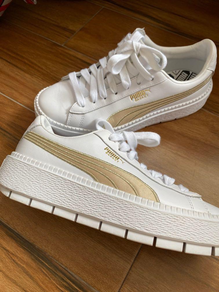 Puma Platform Basket shoes Women s Fashion Footwear Sneakers on Carousell