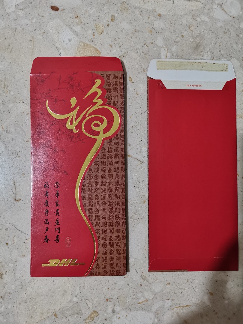 Sale Clearance Singapore Dhl Red Packets Singapore Dhl Ang Pow Singapore Dhl Red Packets Design Craft Others On Carousell