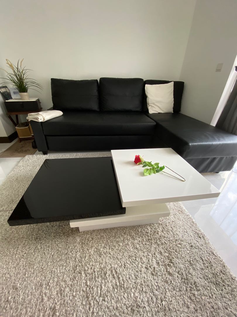 Sofa bed & coffee table set , Furniture & Home Living, Furniture, Sofas ...