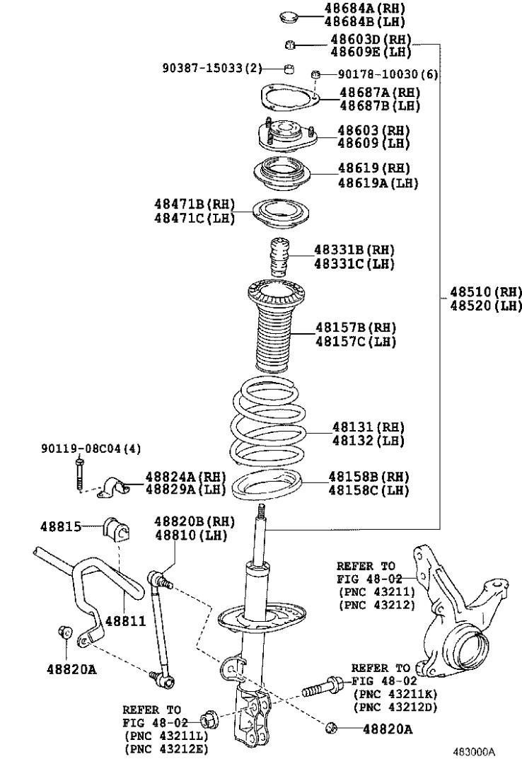 Toyota Wish Zge20 Springs And Shock Absorbers Complete Set Car Accessories Accessories On Carousell