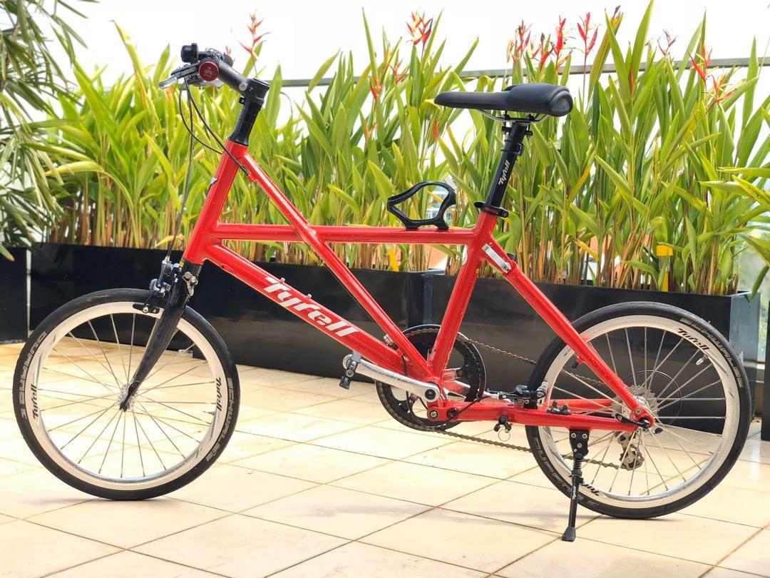 Tyrell FX red foldable Sports Equipment Bicycles Parts Bicycles on Carousell