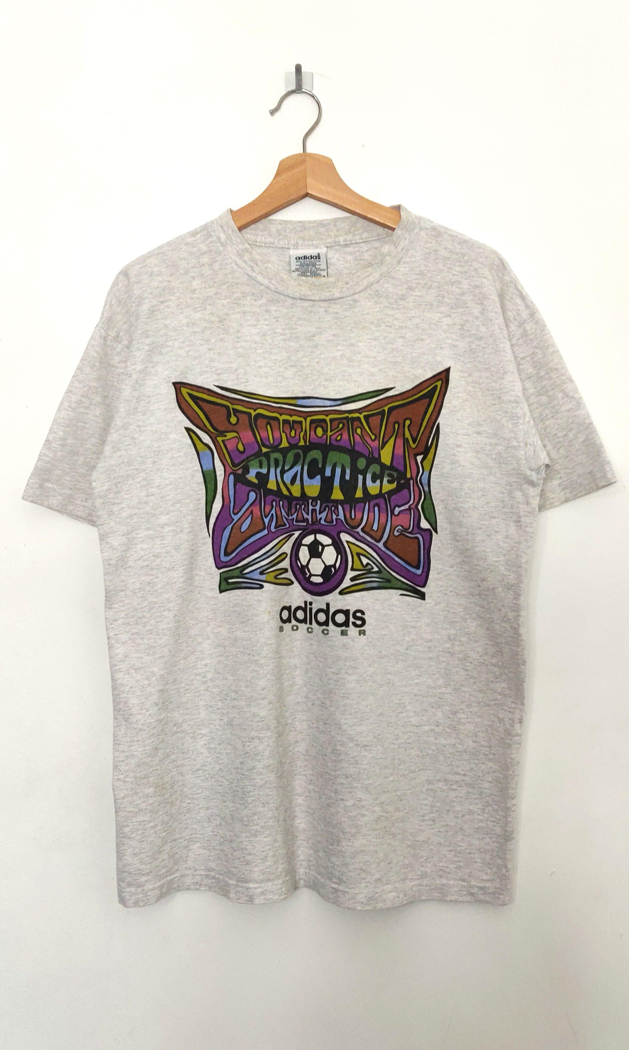 Vtg 90 S Adidas Soccer Tee Made In Usa Women S Fashion Clothes