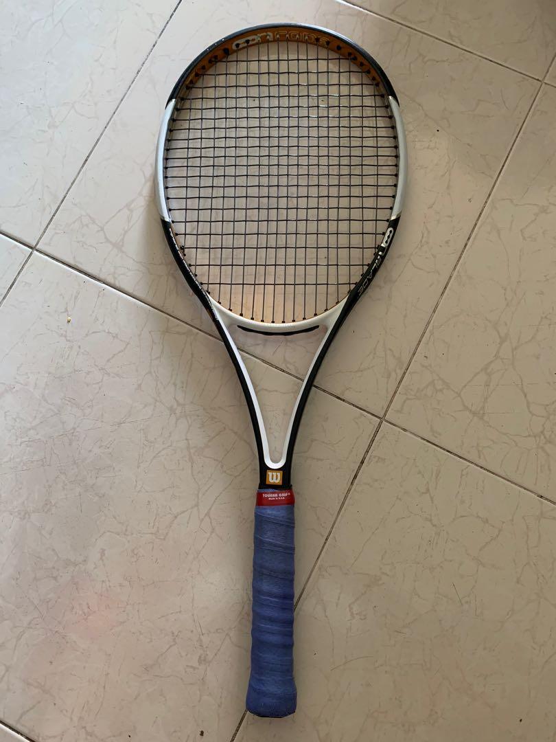 tweedehands Labe Omleiding Wilson nCode nBlade 98 Tennis Racket, Sports Equipment, Sports & Games,  Racket & Ball Sports on Carousell