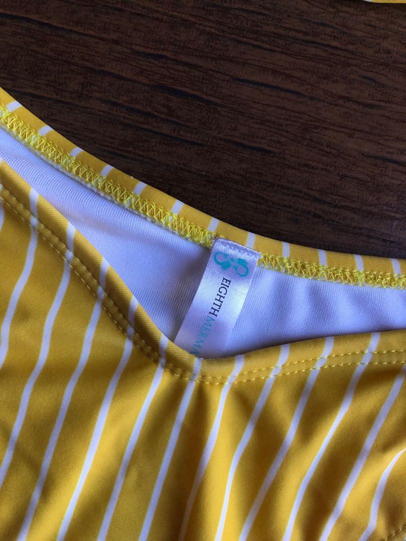 SALE! Yellow Eighthmermaid bikini! (Category: Bikinis & Swimsuits) located in Makati City. Submitted by chskadv (Listing ID 279146976, Image 2). Description: Eighthmermaid Yellow 2-pc bikini! Really nice with V bottom design! Sold out on their website! Used once only 🙂 — Fits S-M PM for when worns (sure buyer only) RFS: I don’t usually repeat swimsuits :) — #bikini #eighthmermaid.