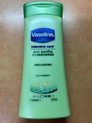 凡士林蘆薈舒緩潤膚露120ml