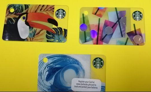 Starbucks ph mini card  collection PIN intact
