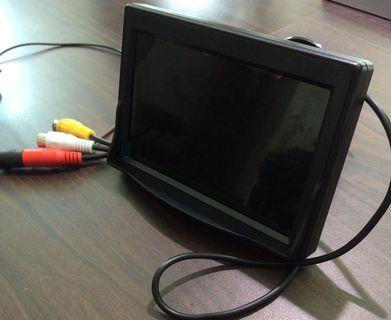 LCD monitor for car rear backup camera