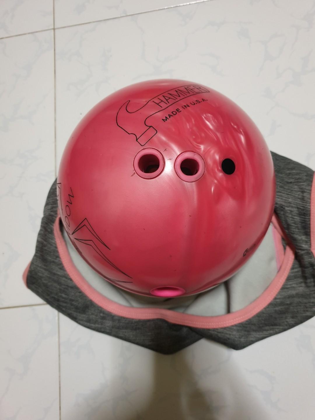 13lbs Black Widow PinkBowling Ball, Sports Equipment, Sports & Games