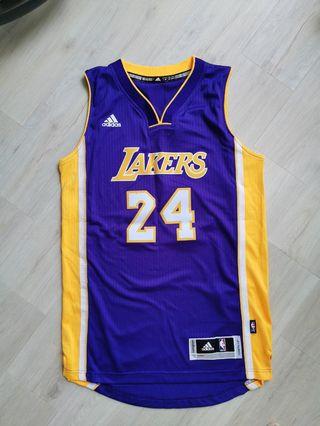 LA Lakers LeBron James #23 Nike Wish Sponsor Logo NBA Swingman Jersey -  size 44