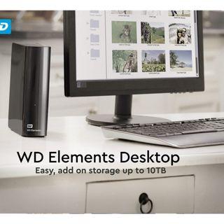 FREE SHIPPING Western Digital Elements 12TB External Desktop Hard Drive - USB 3.0