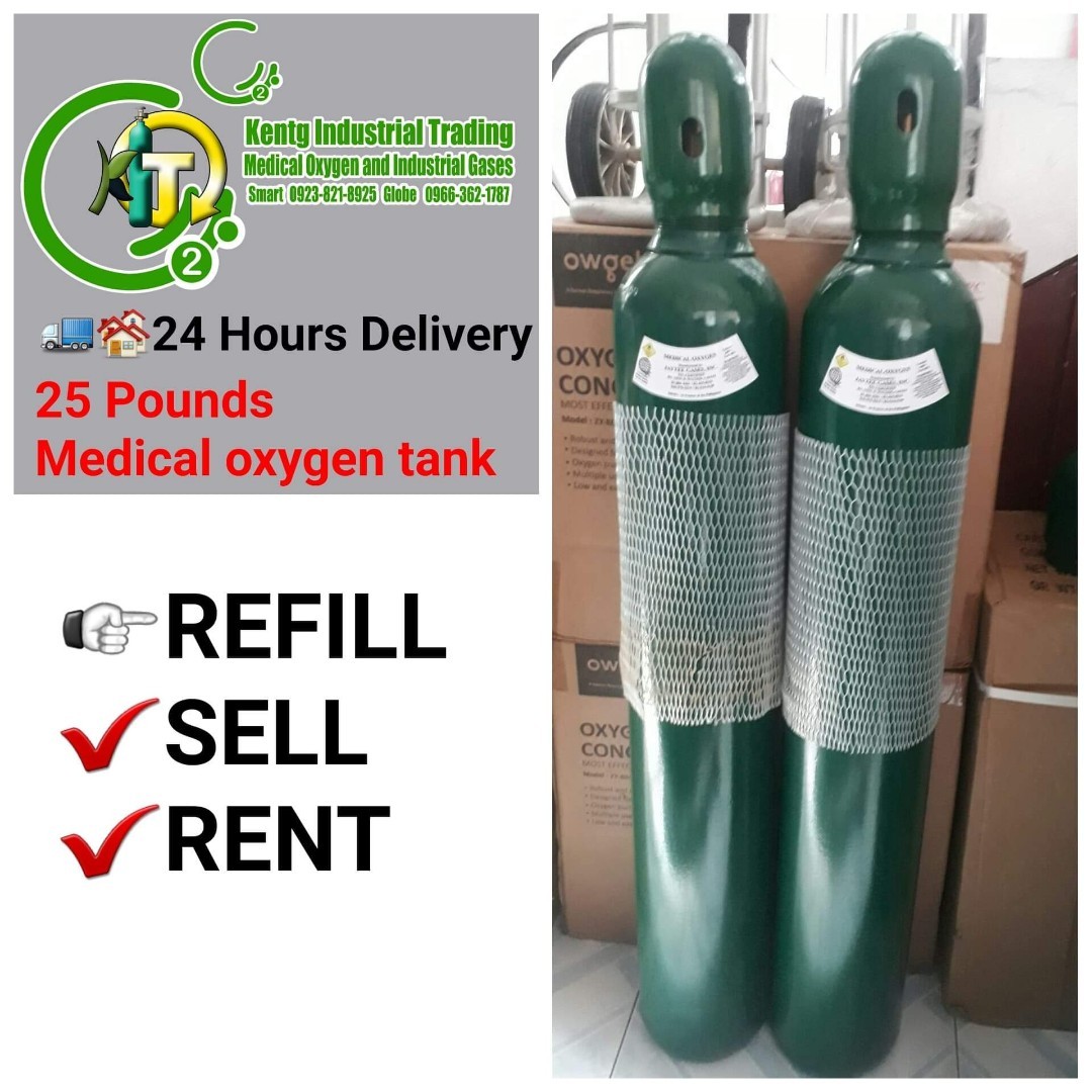 25 pounds Refill Medical oxygen tank Beauty Personal Care Oral