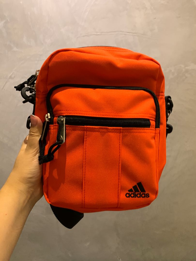 Adidas Orange slingbag, Men's Fashion 