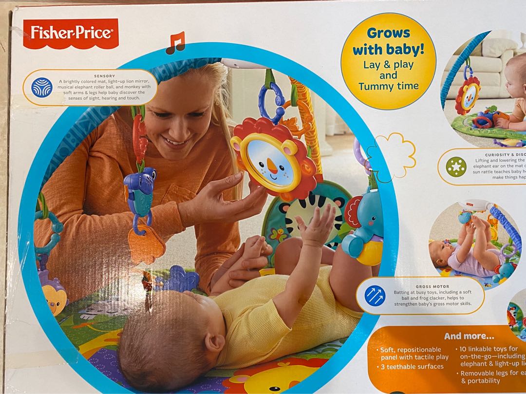 Baby Playmat fisher price rainforest gym, Babies & Kids, Infant