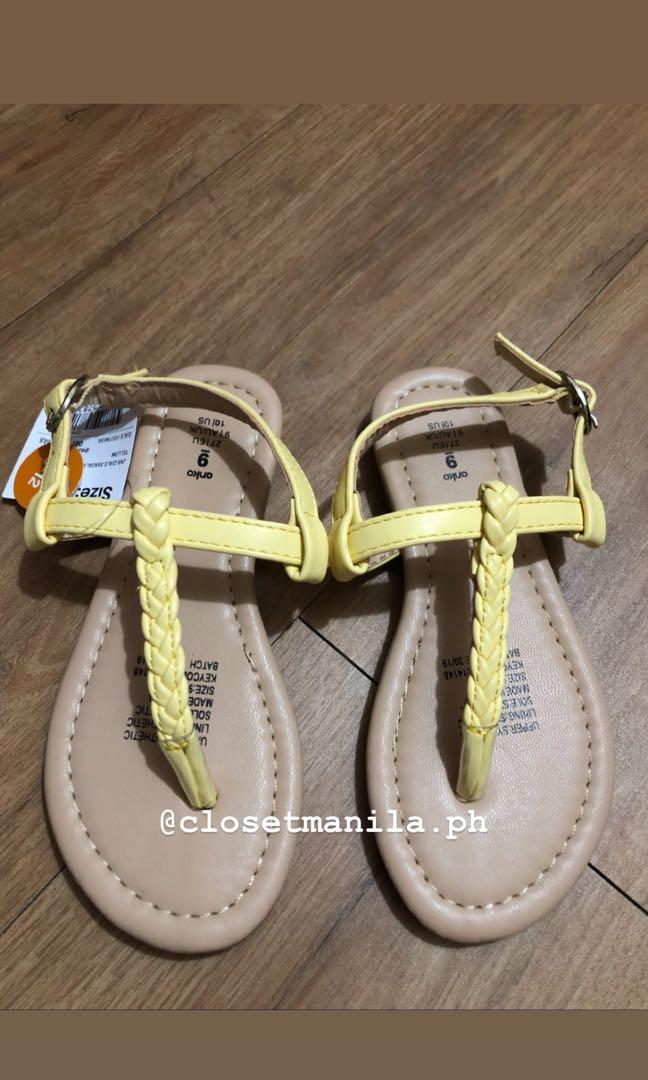 infant girl sandals size 4