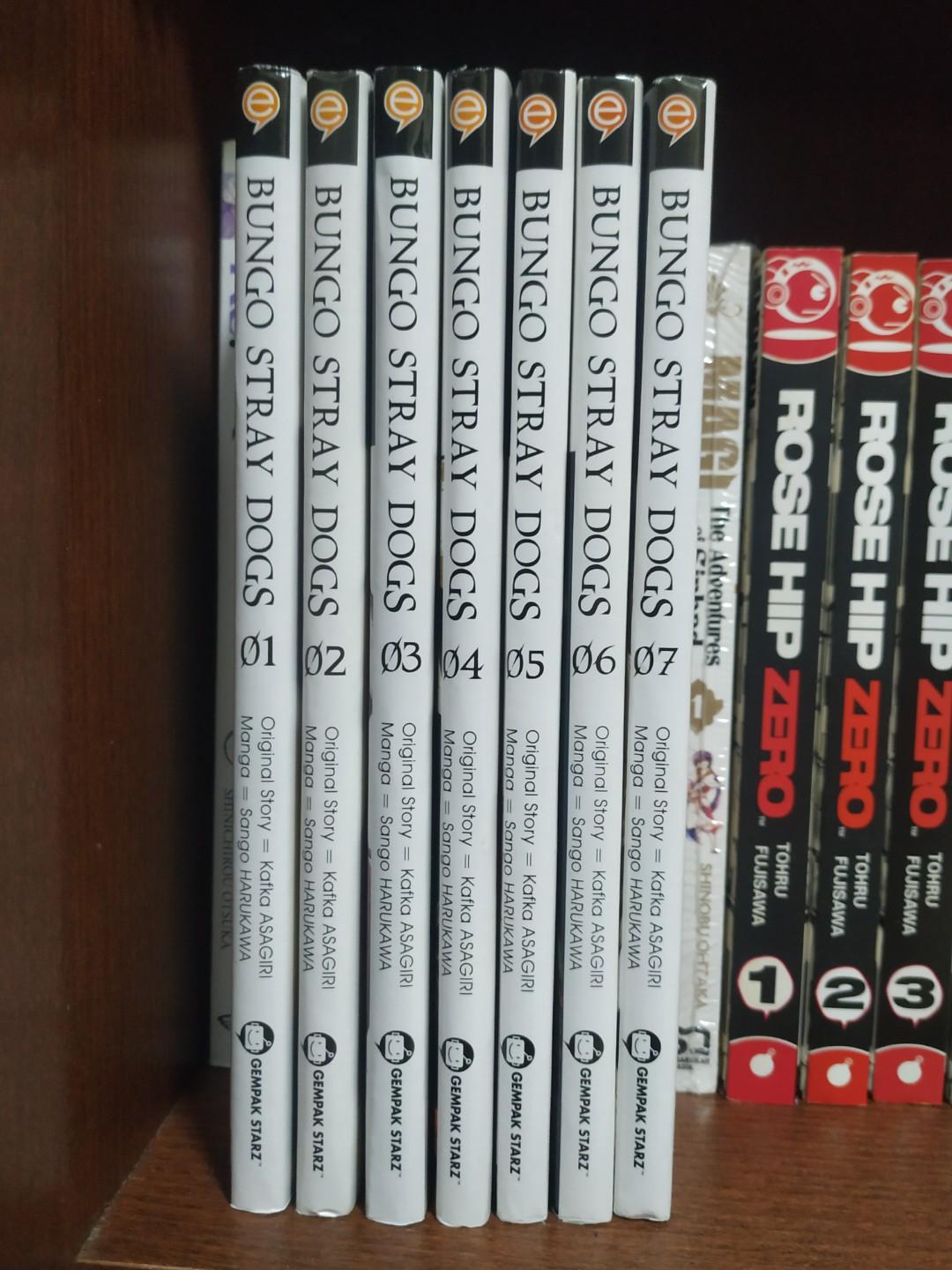 Bungou Stray Dogs Manga Vols 1 7 Books Stationery Comics Manga On Carousell