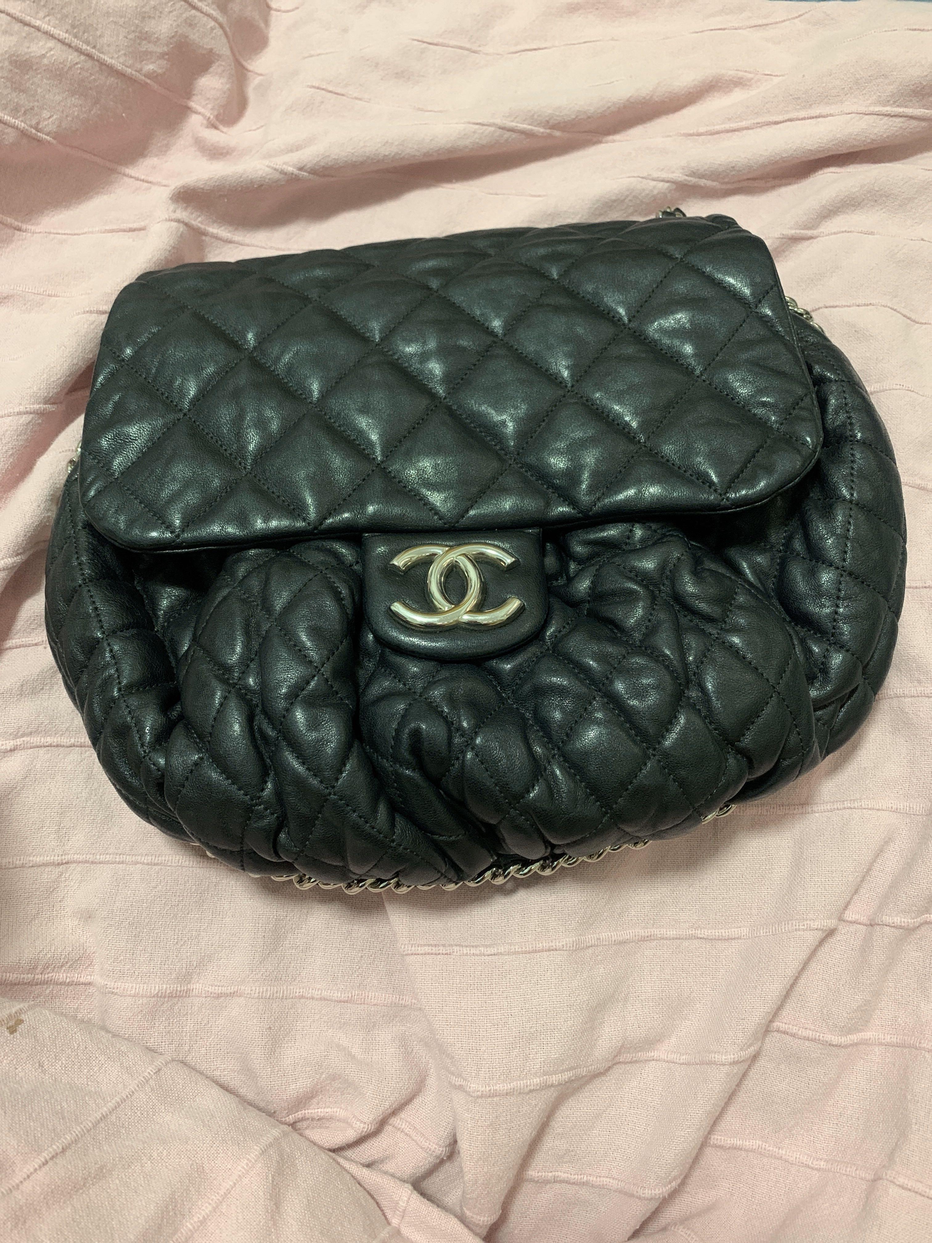 chanel chain around flap bag