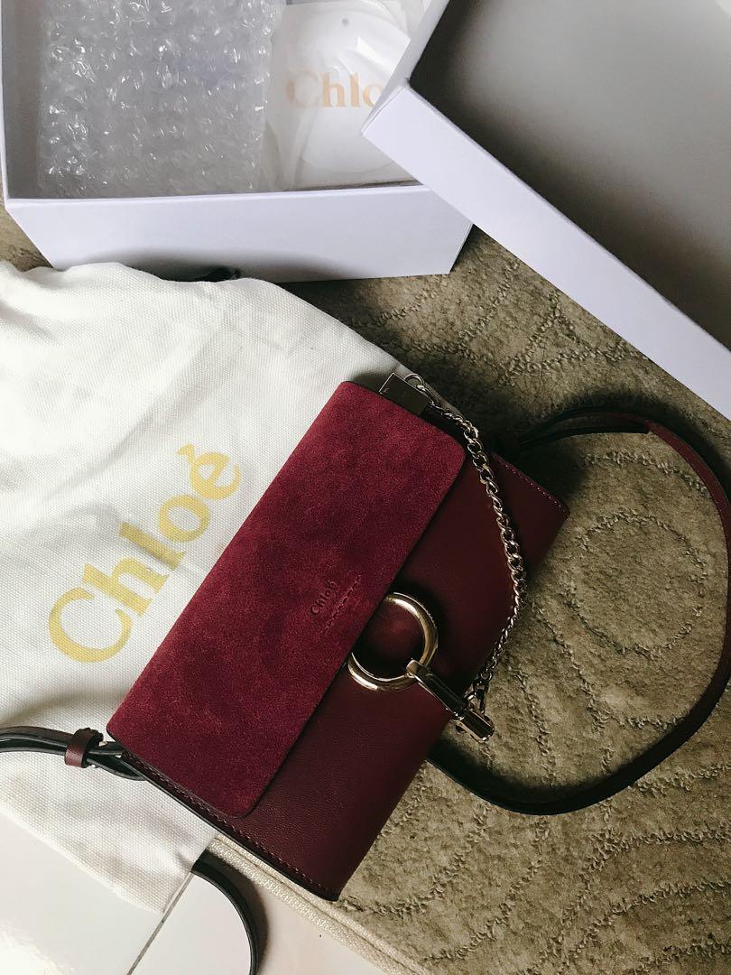 Chloe Faye Wallet With Strap