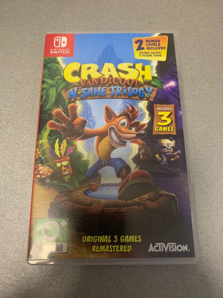 Crash Bandicoot Switch, Video Gaming, Video Games, Nintendo on Carousell
