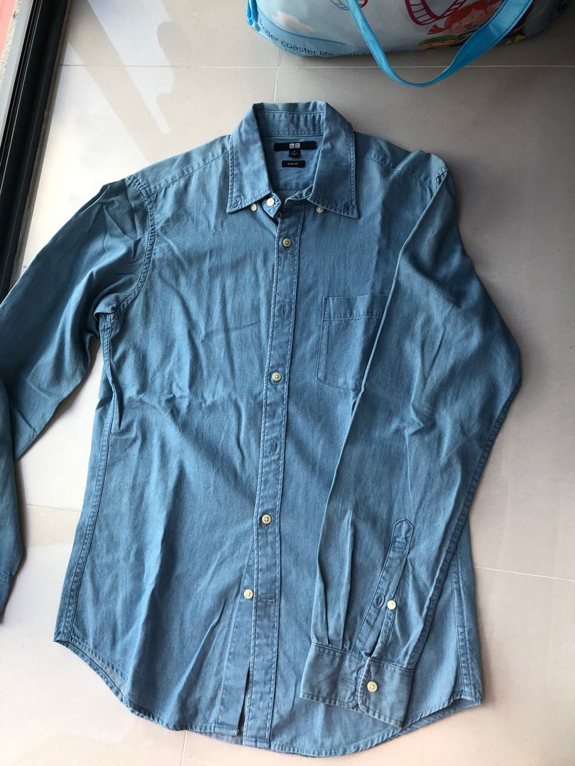 denim shirt uniqlo