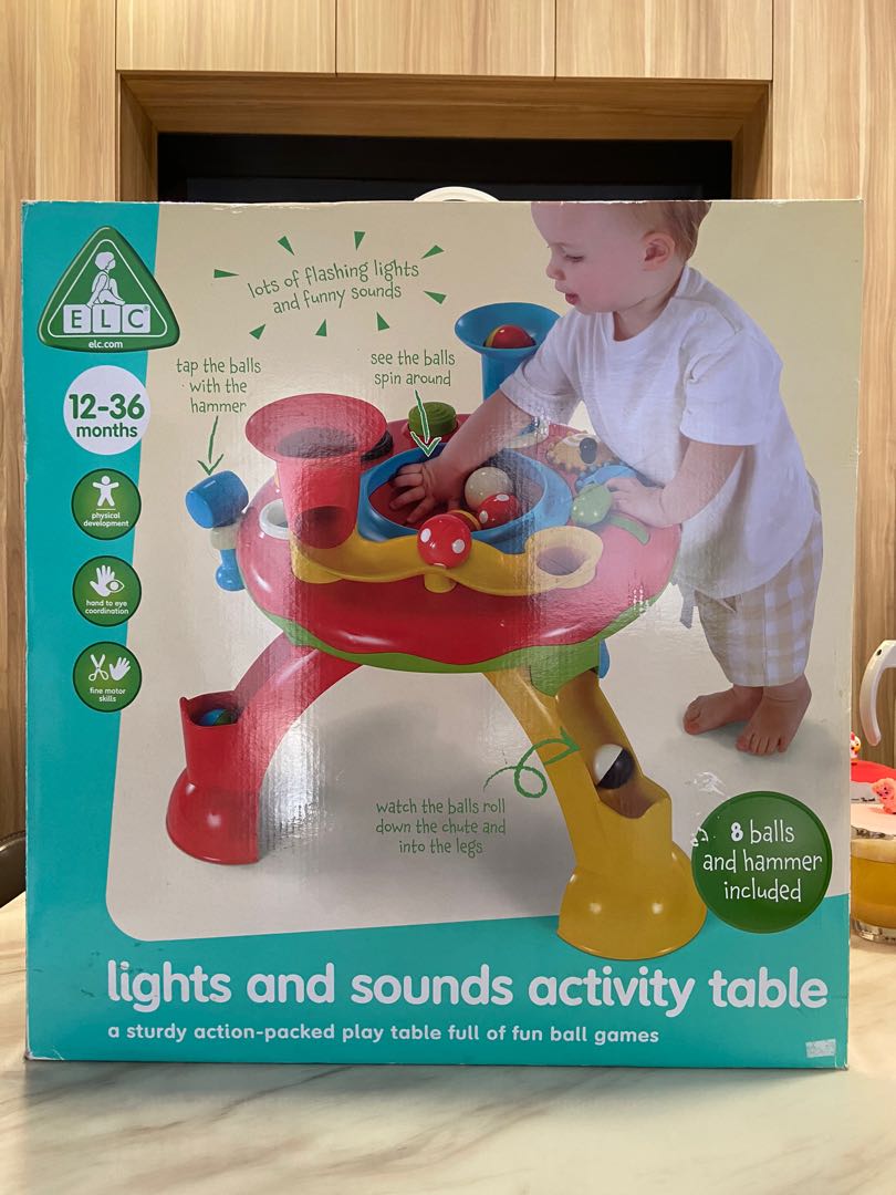 ELC Lights and Sounds Activity table., Babies & Kids, Infant Playtime