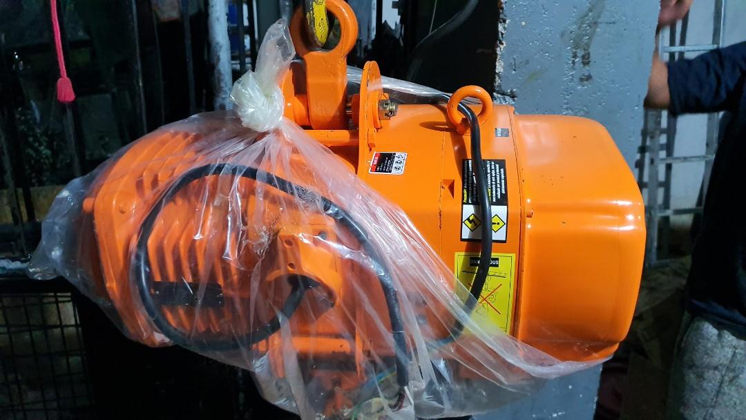 Electric Chain Hoist with Motorized Trolley and Electric Cable Hoist