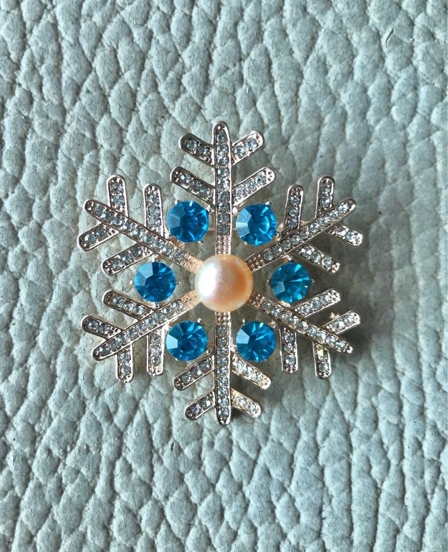 Swarovski snowflake brooch on sale