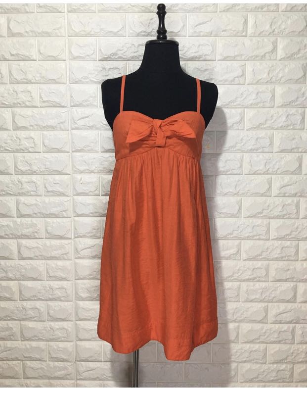 forever 21 orange dress