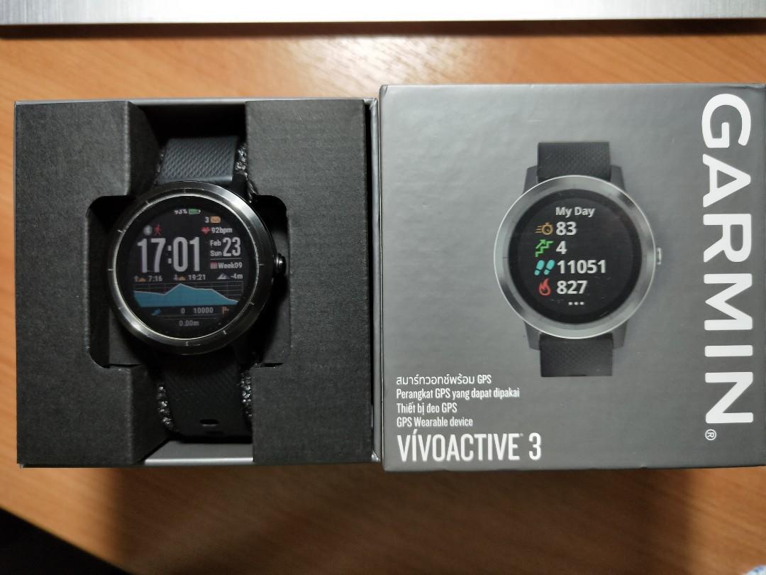 Garmin Vivo Active 3, Mobile Phones \u0026 Gadgets, Wearables \u0026 Smart Watches on  Carousell