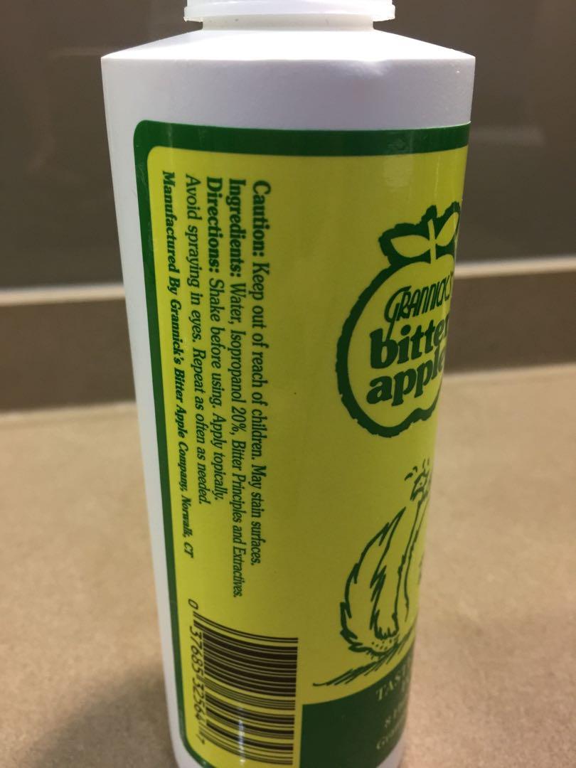 Grannick s Bitter Apple Spray Anti Chew for Dogs Pet Supplies Homes Other Pet Accessories on Carousell