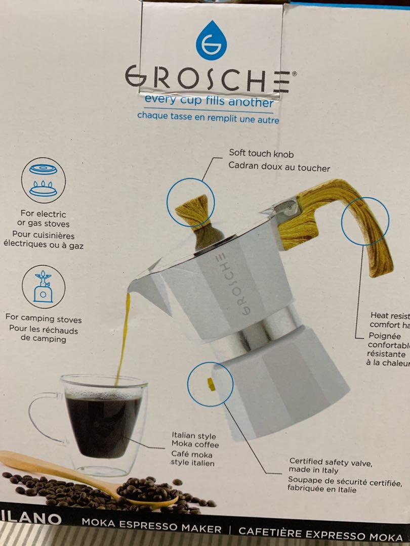 Grosche moka pot coffee, TV & Home Appliances, Kitchen Appliances