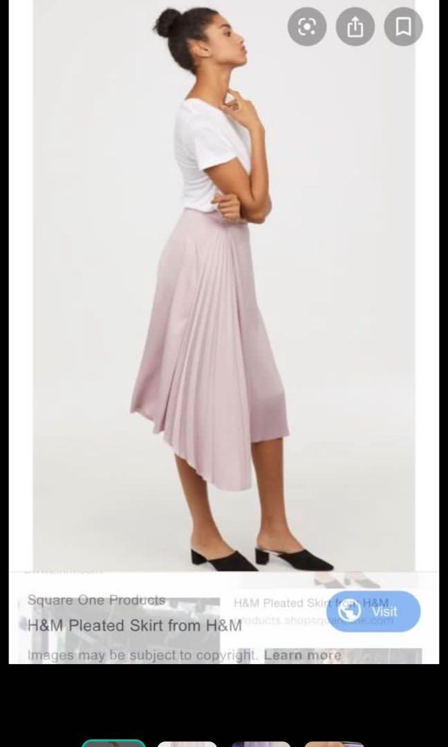H and m pink skirt clearance