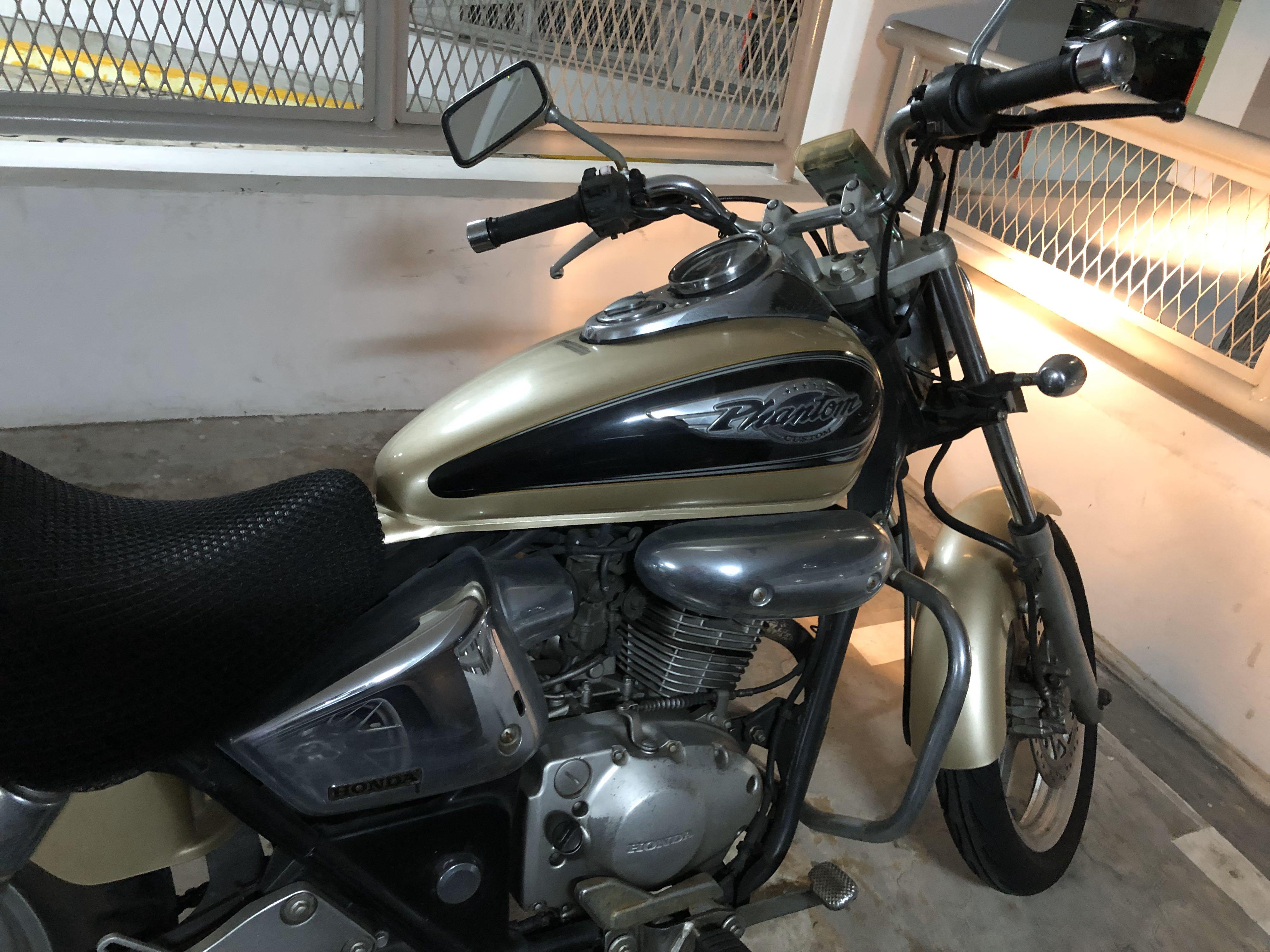 honda-phantom-ta200-coe-apr-2024-rebate-1800-motorcycles-motorcycles-for-sale-class-2b-on
