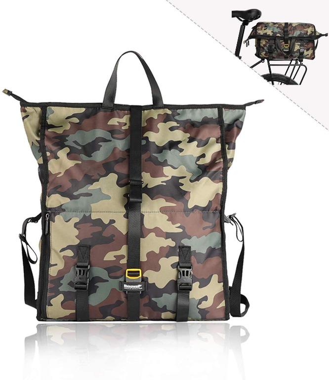 Hot Rhinowalk Bike Bag Postman Pannier Bag Rear Seat Bag Rack Trunk Bag Shoulder Bag Laptop Pannier Rack Bicycle Bag Profess Bicycles Pmds Parts Accessories On Carousell