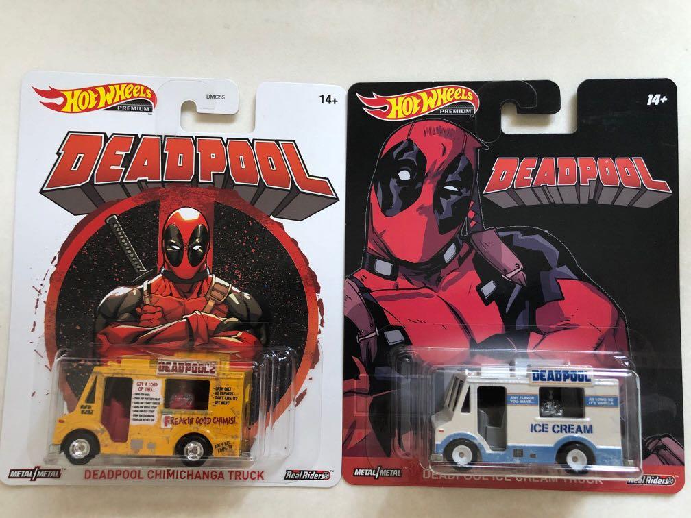 hot wheels deadpool truck