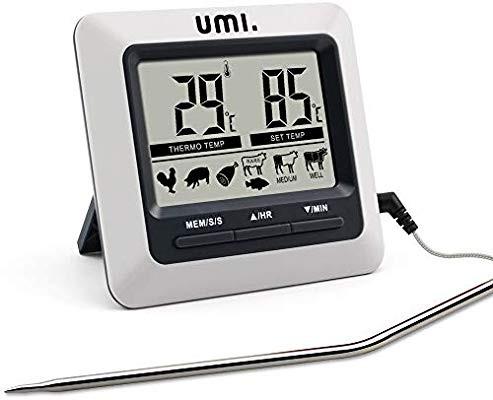 Touch Screen Thermometer and Timer, -4 to 482 F, 7.25 Probe 40
