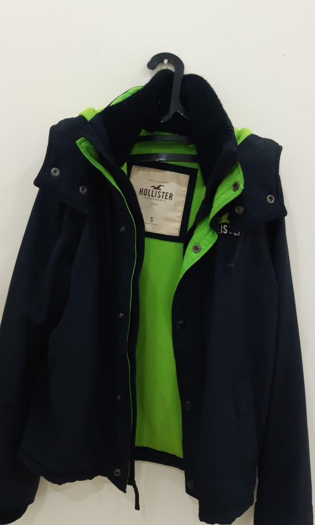 Jaket Hollister Pria Authentic Fesyen Pria Pakaian Baju Luaran di Carousell