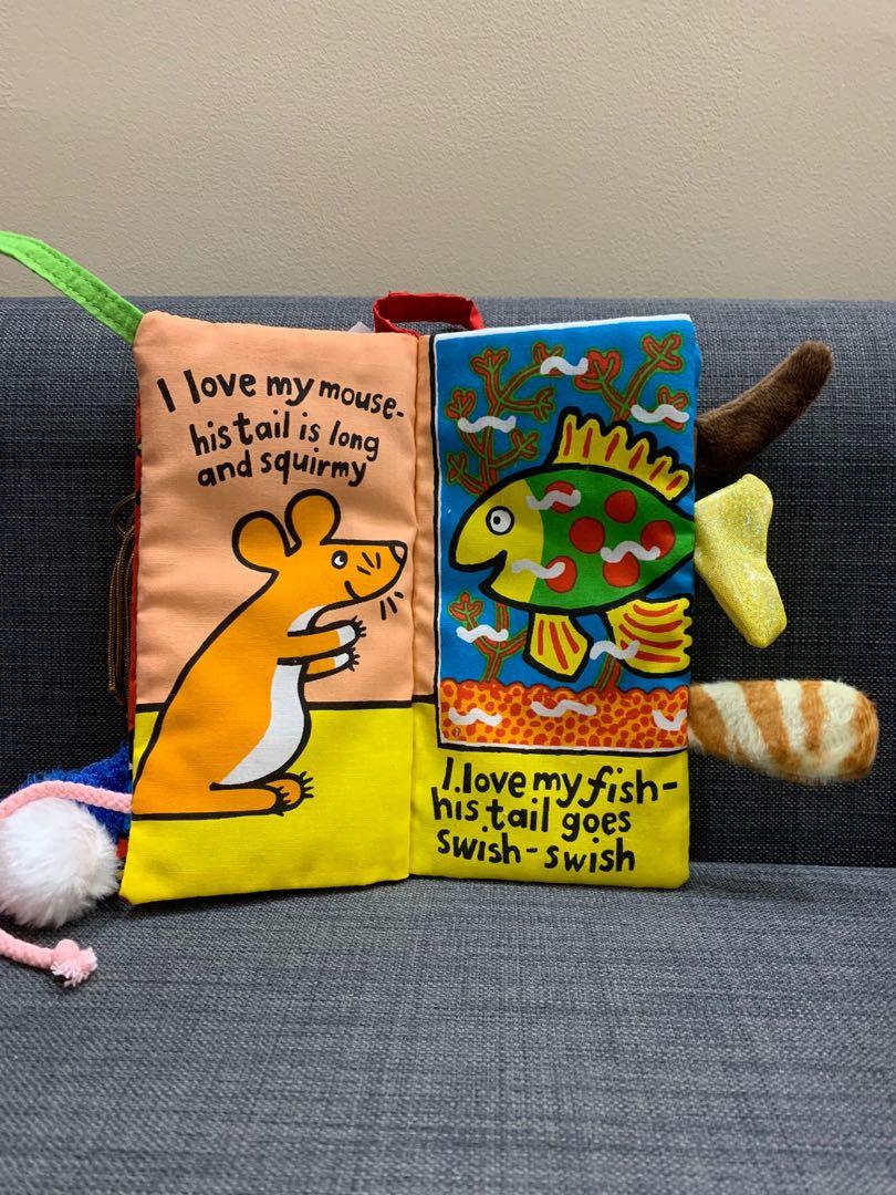 Jellycat Pet Tails Book, Babies & Kids, Toys & Walkers on Carousell