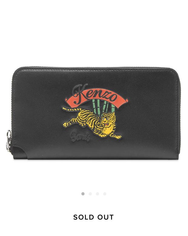 Kenzo Jumping Tiger Long Zip wallet, Luxury, Bags & Wallets on ...