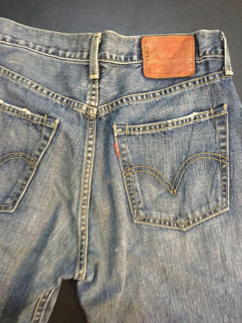 Levis 503 Shorts Jeans, Women's Fashion, Bottoms, Jeans & Leggings on  Carousell