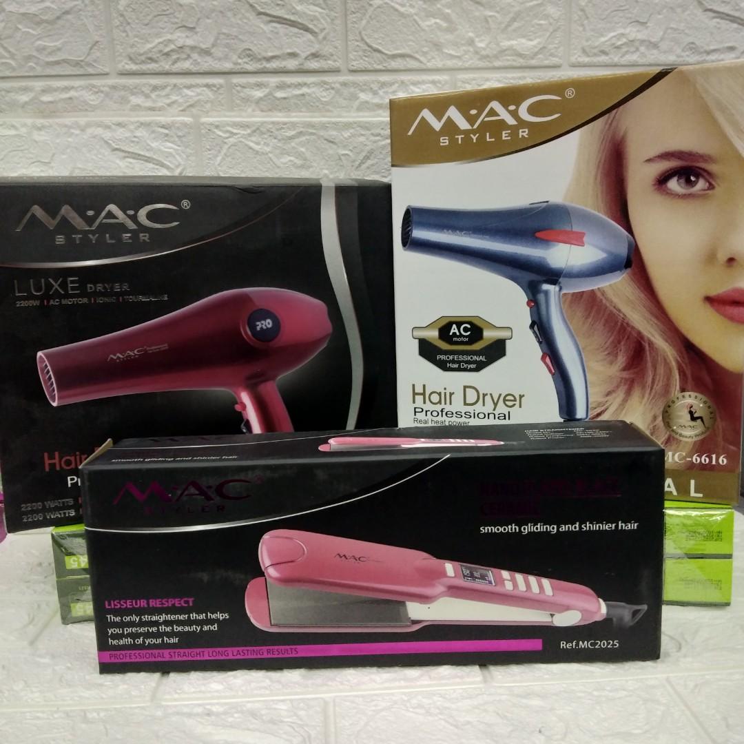 Mac Hair Iron And Blower Beauty Personal Care Hair On Carousell
