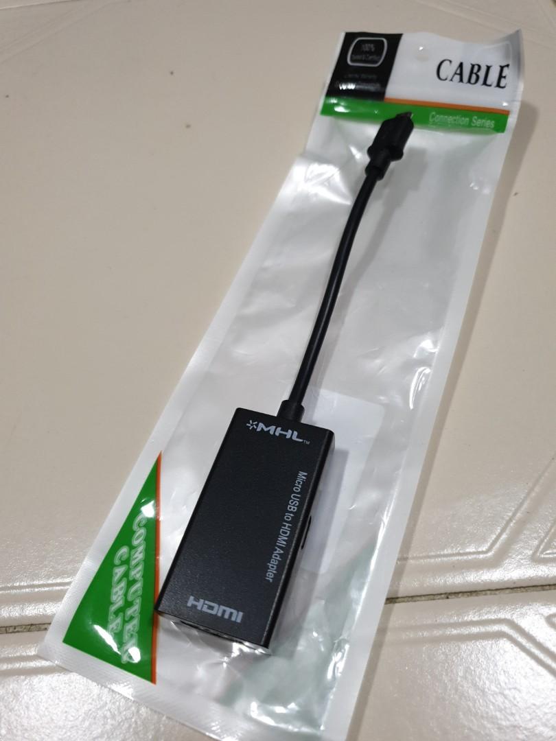 MHL MICRO USB TO HDMI ADAPTER, Computers & Tech, Parts & Accessories ...