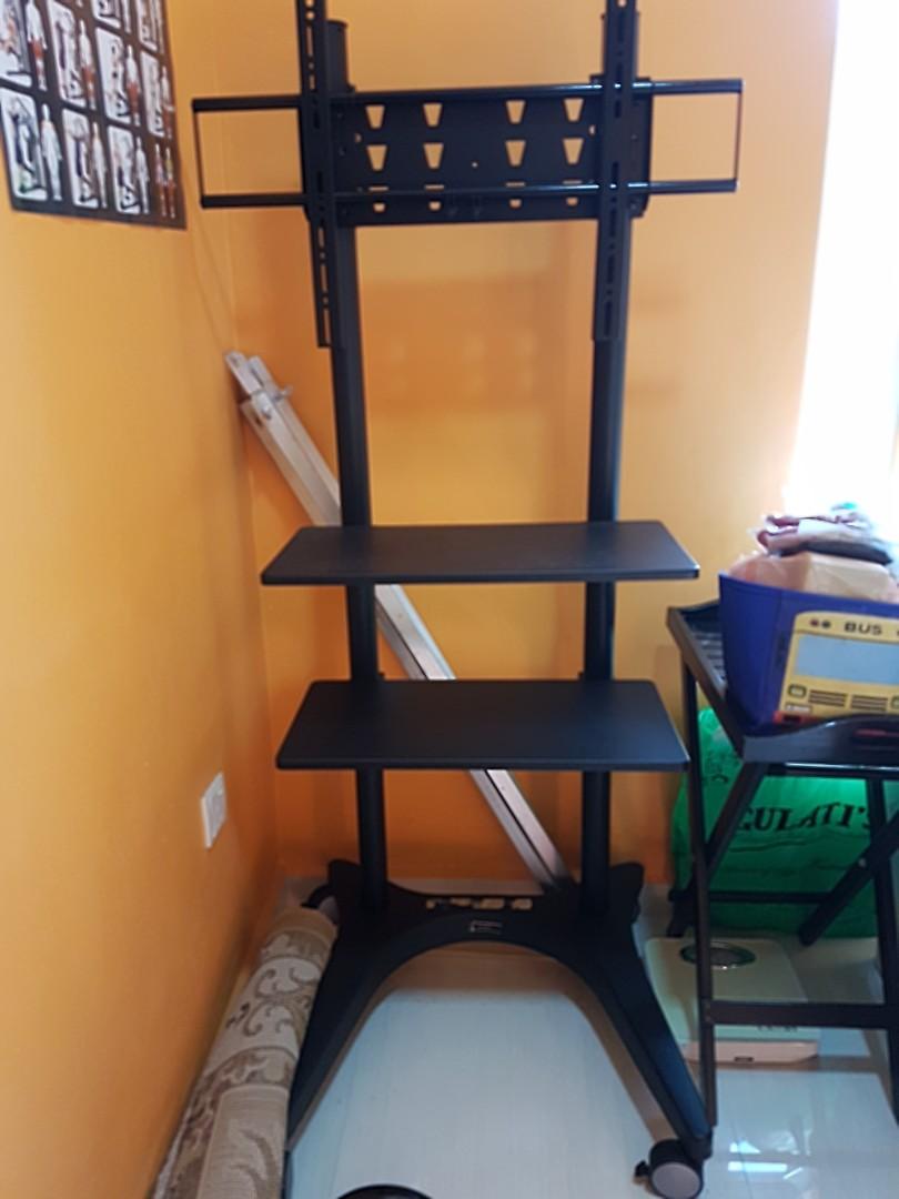 Mobile tv rack, Furniture & Home Living, Furniture, TV Consoles on ...