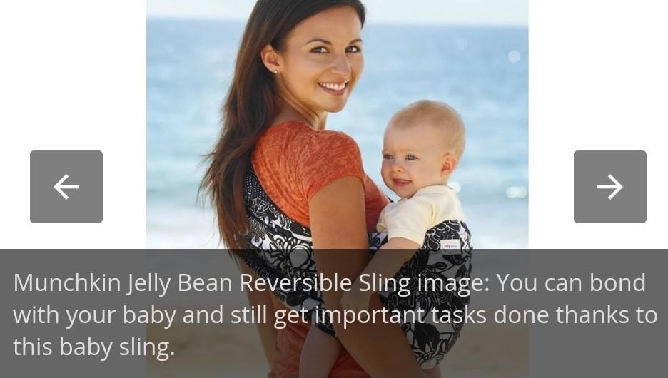Munchkin jelly bean baby sling online