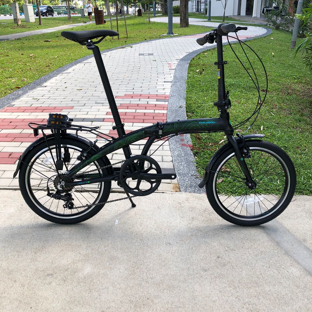 polygon urbano i3 folding bike review