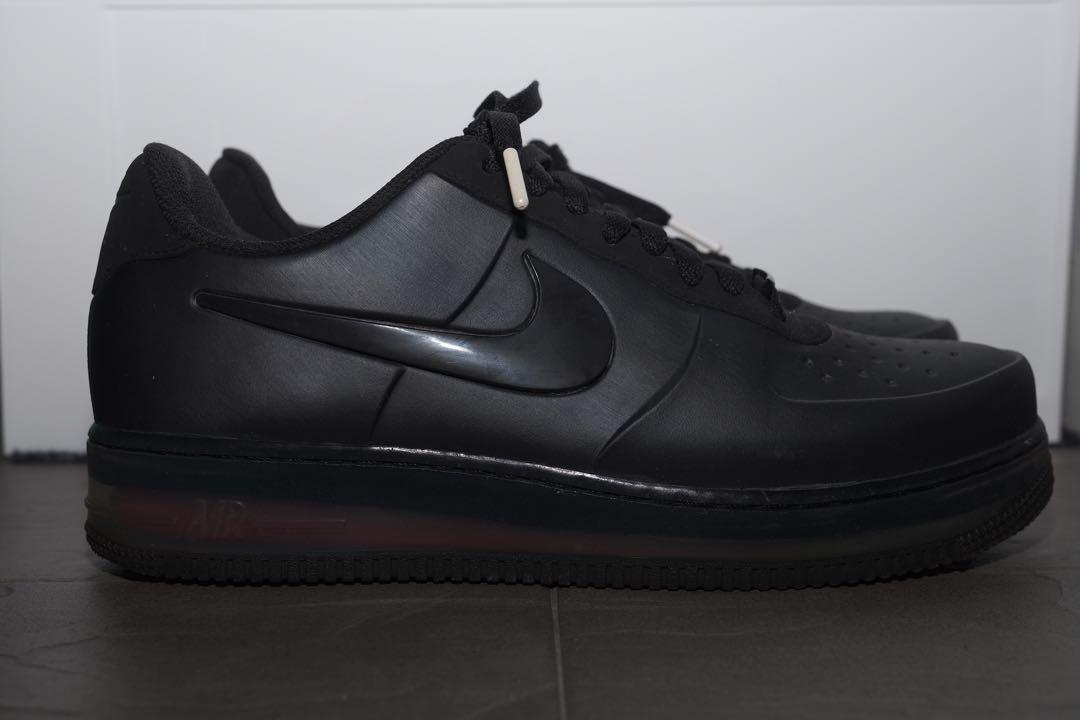 Air force 1 foamposite fl max qs black/black sales