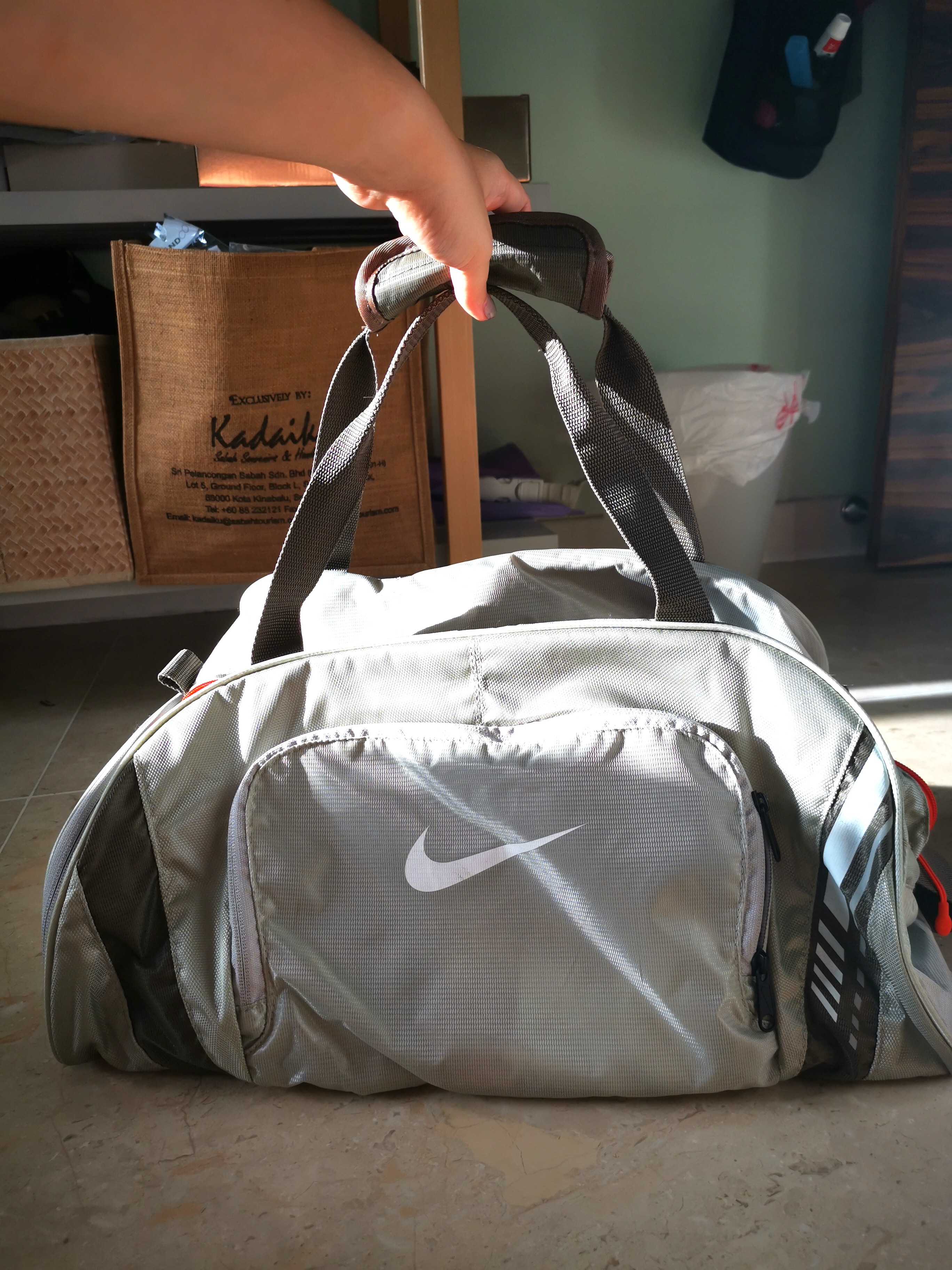 nike gym duffel